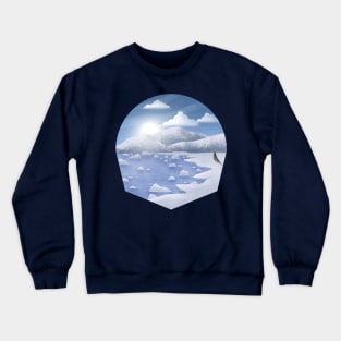 Winter light Crewneck Sweatshirt